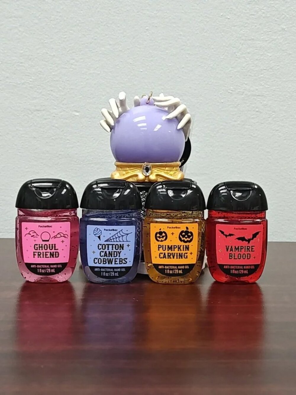 Bath & Body Works FORTUNE TELLER Light-Up Glow-In-The-Dark Pocketbac Holder Set